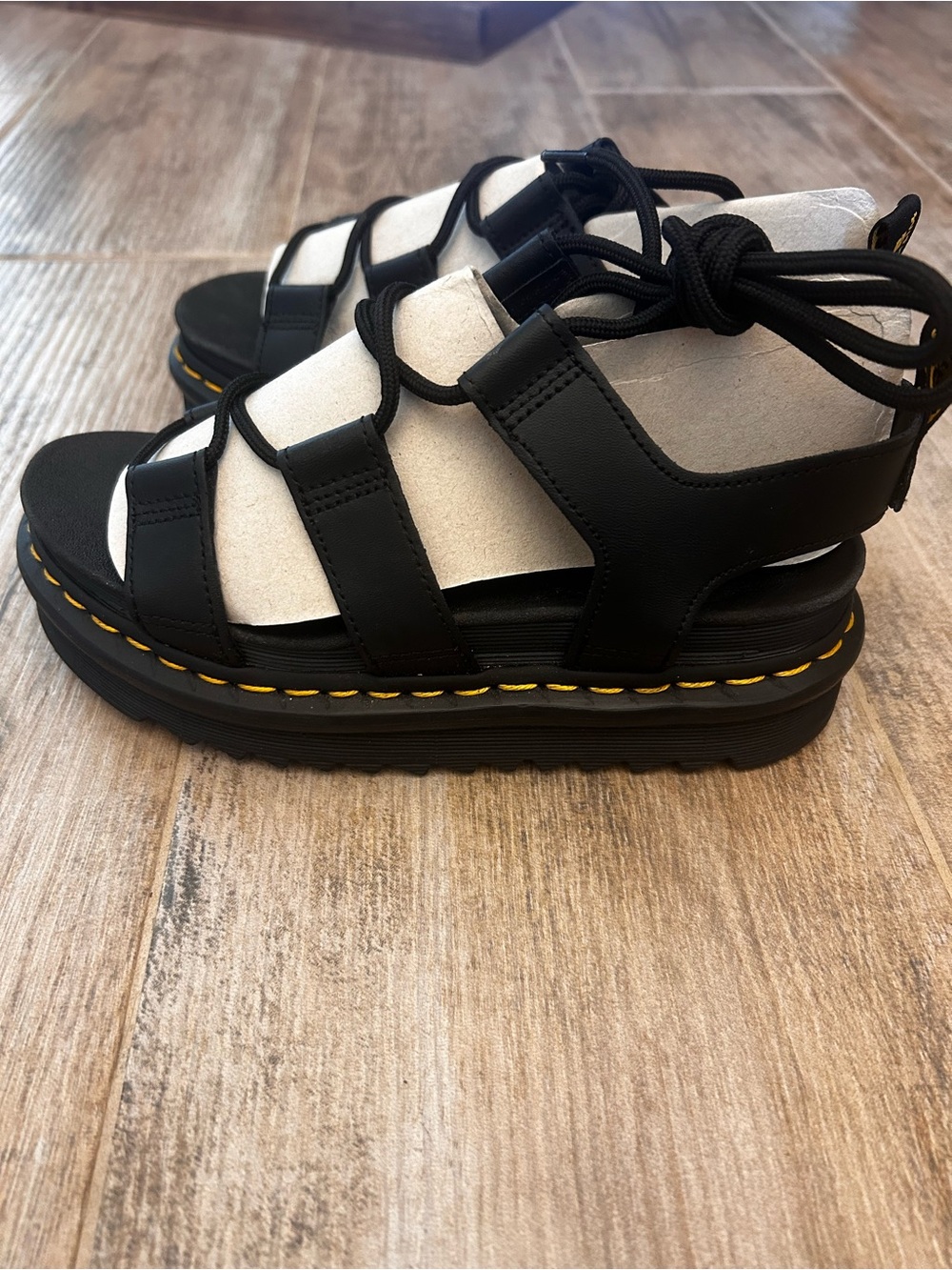 New Dr. Martens Nartilla Lace-Up Sandals